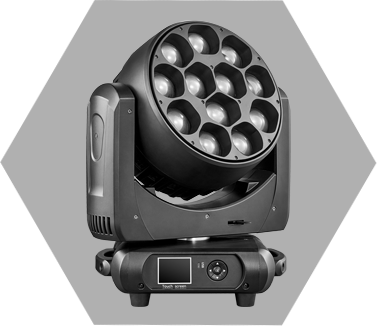 12x40w LED ZOOM Wash Moving Head Light