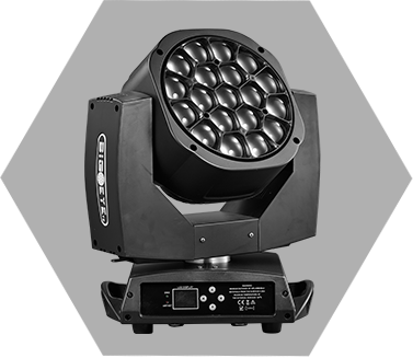 19x15w Bee Eye ZOOM Wash Light